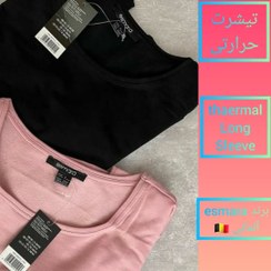 تصویر بلوز حرارتی زنانه thaermal long sleeve آستین بلند برند esmara - مشکی / s 