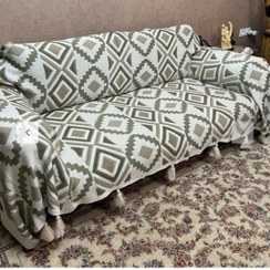 تصویر شال مبل 3 متری پانج - کرم 