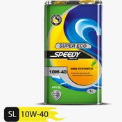 تصویر اسپیدی سوپر اکو 10w40 SLپنج لیتری مخصوص خودروهای دوگانه SPEEDY 10W40 SL 5L