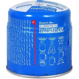 تصویر کپسول گاز یک بار مصرف ۱۹۰ گرمی 