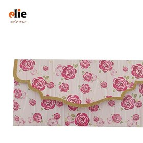 تصویر پاکت پول ترنج مدل گل بسته 5 عددی 