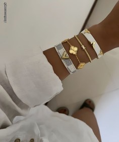 تصویر ست سفید ساعت ایکه 