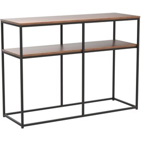 تصویر میز کنسول مینیمال مدرن از جنس فلز و چوب - مدل C701 - طرح C701 - console Table