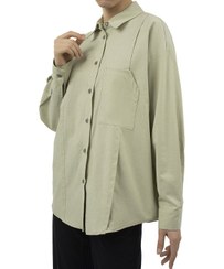 تصویر شومیز زنانه سبز سرژه Serge کد 232176 