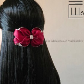 تصویر گلسر پاپیونی دورنگ 