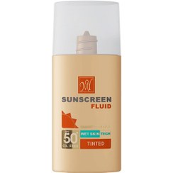 تصویر فلوئید ضد آفتاب مای اسمارت دیفنس رنگی حجم 50 میلی لیتر My  Sunscreen  Fluid Smart Defense Tinted  SPF50  40ml