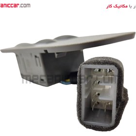 تصویر کلید شیشه بالابر لمسی جلو چپ دو پل پراید 141 سامفر Electrical components