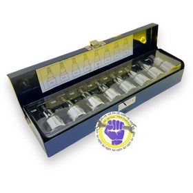 تصویر ست بکس و آچار بکس مستر مدل BM408 ۸ پارچه 