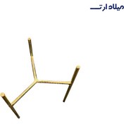تصویر پایه میخی طلایی 15 سانت 