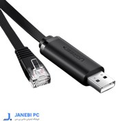 تصویر کابل کنسول تبدیل USB به RJ45 یوگرین مدل CM204-60813 طول 3 متر 