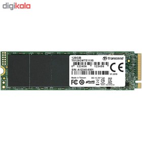 تصویر حافظه SSD M2 ترنسند 128 گیگابایت مدل Nvme PCIe Gen3X4 MTE110S 