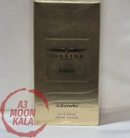 تصویر ادکلن مردانه سناتور طلایی Senator Gold برند جانوین johnwin Senator Gold johnwin