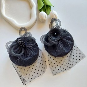 تصویر کاپ کلاه مخمل مشکی 