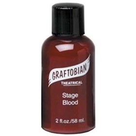 تصویر خون مصنوعی گرافتوبین Stage Blood 2oz. Bottle by Graftobian 