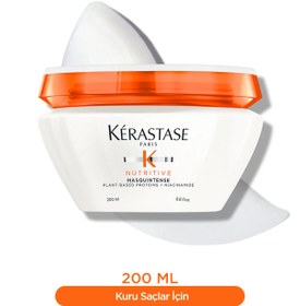 تصویر ماسک مو داخل حمام مخصوص موهای خشک کراستاس مدل نوتریتیو ( Nutritive Kerastase Deep Nourishing Hair Mask 200 ml….Nutritive Masquintense