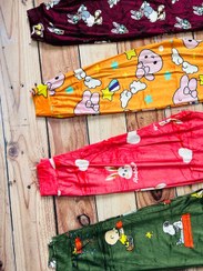 تصویر شلوار اسلش مخمل بچه گانه استیکر دار 