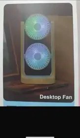 تصویر پنکه رومیزی دو فن 