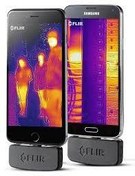 تصویر دوربین حرارتی یا ترموویژن FLIR One Pro Android برای گوشی های اندروید ( وارداتی با زمان تحویل 30 روزه) 