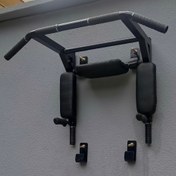 تصویر بارفیکس دیواری چند منظوره - مشکی مات / مشکی / ۵۰ Multy porpose pull bar