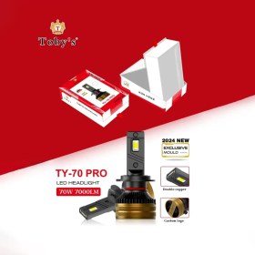 تصویر هدلایت توبیز TY-70 PRO پایه H7 (گارانتی تعویض) 