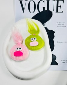 تصویر گیره مو تق تقی - کرم 