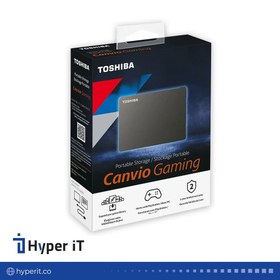 تصویر هارد اکسترنال توشیبا مدل Canvio Gaming ظرفیت یک ترابایت 