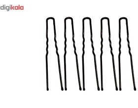 تصویر سنجاق مویی مشکی اشکی 