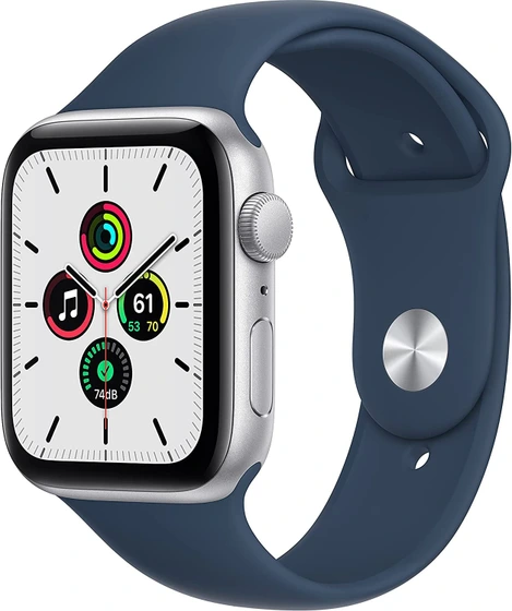 خرید و قیمت ساعت هوشمند اپل مدل Apple Watch SE (GPS 44mm) با قاب آلومینیومی  و بند اسپورت با قابلیت ردیابی فعالیت‌های بدن | ترب