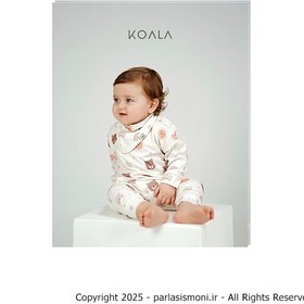 تصویر ست سه تیکه نوزادی کوالا - طرح خرس / ۱۲ تا ۱۸ ماه ست سه تیکه نوزادی کوالا