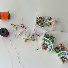 تصویر سوزن ته گرد رنگی 