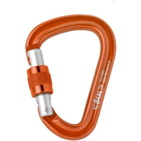 تصویر کارابین پیچ گلابی شکل بئال مدل بی سیف BE SAFE BEAL Be Safe Screwgate HMS Carabiner