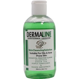 تصویر تونر پاک کننده پوست چرب Dermaline ا Dermaline Skin Cleansing Solution Suitable For Oily & Acne Prone Skin Dermaline Skin Cleansing Solution Suitable For Oily & Acne Prone Skin