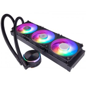 تصویر خرید خنک کننده پردازنده Cooler Master MasterLiquid PL360 FLUX - خنک کننده مایع - سیاه 