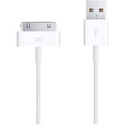 تصویر کابل اصلی شارژ آیفون Apple iphone 30 Pin to USB Cable 4/4s 