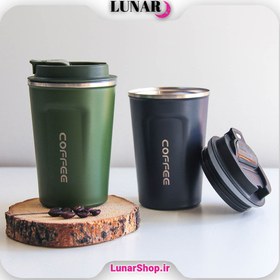 تصویر تراول ماگ درجه دار Travel Mug with Temperature Indicator