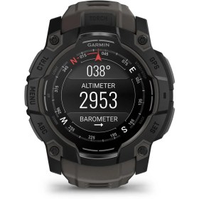 تصویر ساعت مچی مردانه گارمین مدل Instinct 3 با نمایش دایره و ضد آب ۱۰ اتم 