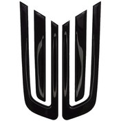 تصویر کاور محافظ چراغ عقب خودرو مدل ژله ای مناسب برای دنا پلاس مجموعه 4 عددی 