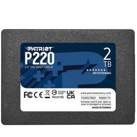 تصویر اس اس دی P220 اینترنال ۲ ترابایت پاتریوت ۲.۵ اینچ Patriot P220 2TB SATA III 2.5 Internal SSD