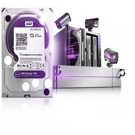 تصویر هارد دیسک اینترنال وسترن دیجیتال سری بنفش ظرفیت 6 ترابایت (اصل) ا Western Digital Purple Internal Hard Disk 6TB Western Digital Purple Internal Hard Disk 6TB