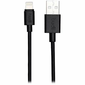 تصویر کابل 1.2 متری Lightning بودی 023L Budi 023L 1.2m USB to Lightning Charging Cable