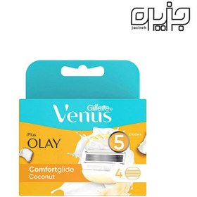 تصویر تیغ یدک ونوس COMFORTGLIDE COCONUT SCENT بسته 4 عددی 