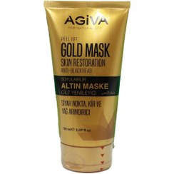 تصویر ماسک صورت مخصوص پوست چرب آگیوا Agiva gold mask