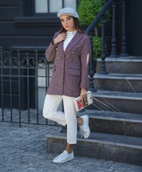 تصویر کت موهر پشمی مدل روناک کد: J402-2030