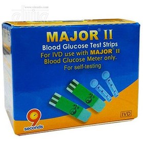 تصویر نوار تست قند خون MAJOR II Major 2 Blood glucose monitor