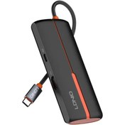 تصویر هاب 5 پورت تایپ سی الدینیو مدل 5in1 Type-c Hub Adapter DS-25H توان 100 وات 