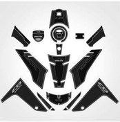 تصویر برچسب محافظ باک موتور سیکلت ردلاین مدل CB250R مشکی 