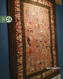 تصویر قالیچه دستباف مدل قشقایی نقشه درختی مدرن کد 14022 Qashqai rug