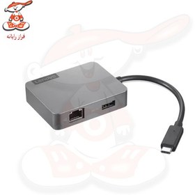 تصویر هاب TYPE-C لنوو مدل LOHC451 Lenovo USB-C Travel Hub Gen 2