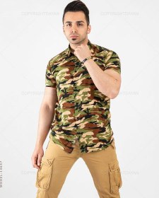تصویر پیراهن مردانه ارتشی مدل 13647 