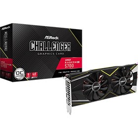 تصویر گرافیک ازراک مدل Radeon RX 5700XT Challenger 8G asrock Radeon RX 5700XT Challenger 8G